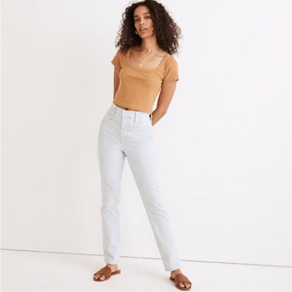 Madewell The Perfect Vintage Jean in Blaketon Wash: Retro Yoke Edition